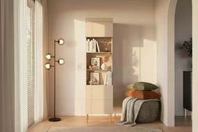 Witryna do salonu Sentia 1D - kaszmir / złoty