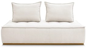 Biała sofa z tkaniny szenilowej 175 cm Elisa – Bobochic Paris