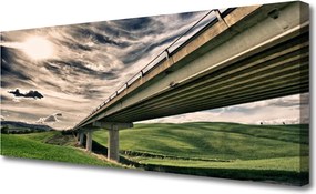 Zdjęcie na płótnie Nowoczesny Most nad Doliną
