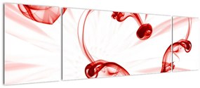 Obraz serce z dymu (170x50 cm)