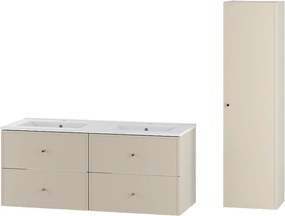 Kaszmirowy Zestaw do Łazienki 120cm Szafka z Umywalką Słupek Słupek Marco