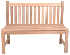 Drewniana ławka ogrodowa w naturalnym kolorze Solo – Garden Pleasure
