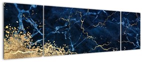 Obraz - Ciemnoniebieski marmur (170x50 cm)