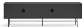 Czarno-antracytowa szafka pod TV 180x56 cm Nube – Teulat