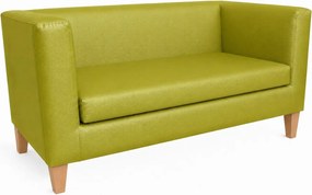 Sofa Monaco : Kolor nogi - Drewno, Kolor tkaniny - EKO-SKÓRA - 5D, Typ tkaniny - Eko-skóra , Wysokość nogi - 15 cm