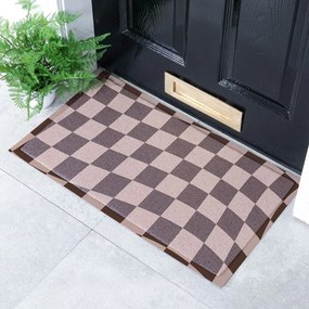 Wycieraczka z PVC 40x70 cm Checkerboard – Artsy Doormats