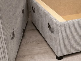 Jasnobeżowy narożnik w kształcie U SMART COSARO 295x140 cm