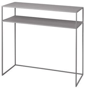 Jasnoszara metalowa konsola 35x85 cm Fera – Blomus