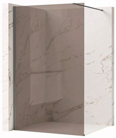 Kabina prysznicowa Walk-In Rea Flexi Brown / Tytan 120