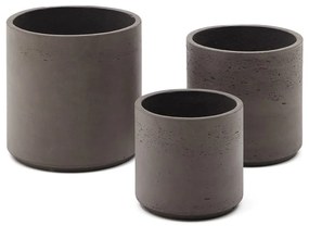 Osłonki na doniczki z cementu zestaw 3 szt. ø 32 cm Sintina – Kave Home