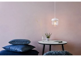 Biały klosz z oprawką w kolorze złota UMAGE Acorn, ⌀ 14 cm