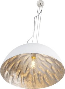 Nowoczesna lampa wisząca biała 50 cm - Magna