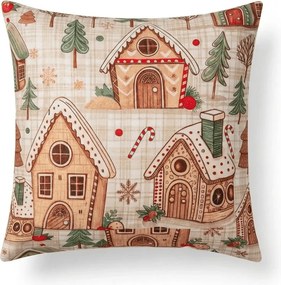 Poszewka na poduszkę z mikrofibry GINGER HOME 45x45 cm, kolorowa