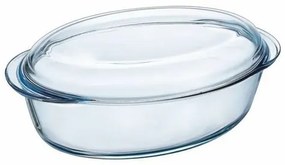 Pyrex Szklane naczynie do zapiekania z pokrywą, 4,1 l