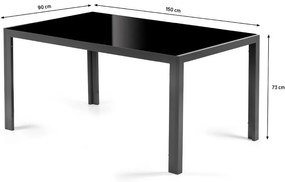 Stół ogrodowy Fieldmann FDZN 5055, 150 x 90 x 73cm