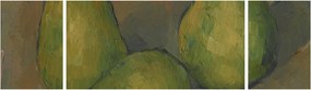 Obraz - Paul Cézanne, Three Pears, reprodukcje (170x50 cm)