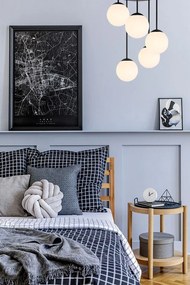 LAMPA SUFITOWA WISZĄCA APP1816-5CPR BLACK