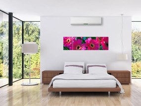 Obraz - kwiaty (170x50 cm)