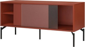 Szafka pod TV w kolorze terakoty 116x55x42 cm Met Mini – noo.ma