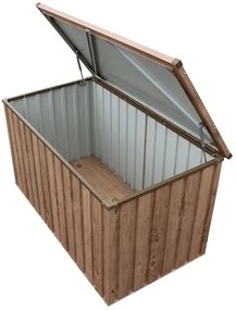 Duramax Skrzynia ogrodowa brązowa, 134 x 74 cm