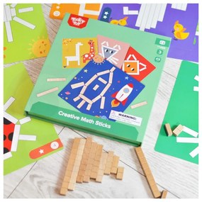 Tooky toy układanka gra logiczna łamigłówki klocki magnetyczne dla dzieci 49 el.