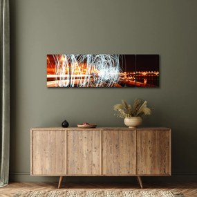Obraz fal świetlnych (170x50 cm)