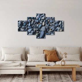 Obraz kamyków z plaży (125x70 cm)