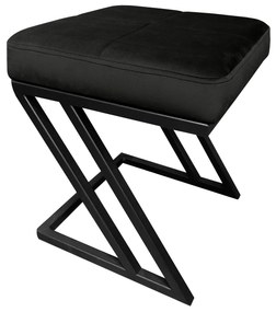 Pufa ZETA LOFT ławka taboret podnóżek metal MG19