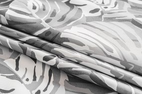 Designerska zasłona FLOCUS 140x270 cm, wzorzysta Zawieszanie: Taśma z wiązaniami