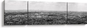 Obraz - Dachy domów w Paryżu (170x50 cm)