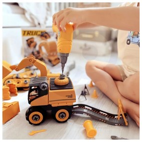Woopie mega plac budowy 5w1 zestaw xxl do skręcania diy