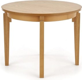 Okrągły stół do jadalni z funkcją rozkładania Sorbus Halmar dąb miodowy