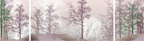 Obraz lasu (170x50 cm)