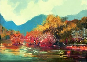 Obraz - Kolory jesieni (70x50 cm)