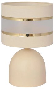 Lampa stołowa HELEN 1xE27/15W/230V kremowy/złoty