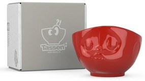 Czerwona porcelanowa całuśna miska 58products