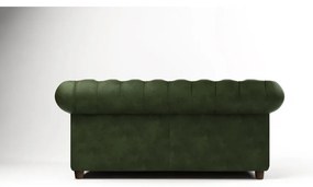 Ciemnozielona aksamitna sofa 184 cm Cambridge – Ropez