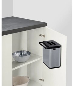 Pojemnik na odpadki organiczne w kolorze matowego srebra 3 l Colin – Wenko