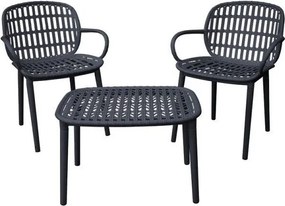 Doppler POLIKORO - balkonowy plastikowy zestaw wypoczynkowy - Towar z drobną wadą (N520)