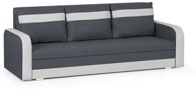 Kanapa sofa 3 os z funkcją spania CONDI Szary/Biały