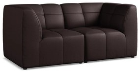 Ciemnofioletowa sofa z imitacji skóry 180 cm Aloha – Makamii