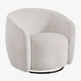 Fotel Obrotowy Mieres Szenilowy Sand Grey - Sklum