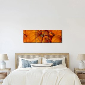 Obraz - Wspaniałe dynie (z zegarem) (90x30 cm)