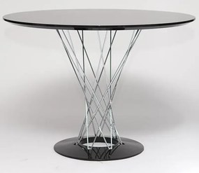 Czarny okrągły stół designerski K5-R07