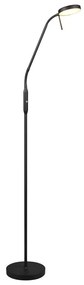 Czarna lampa stojąca LED (wysokość 160 cm) Moreno – Trio