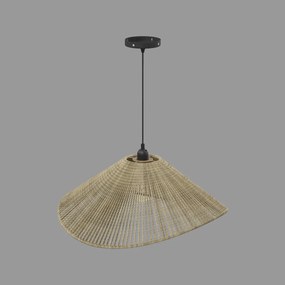 Lampa wisząca nad stół MYHA pleciony klosz, 58 cm