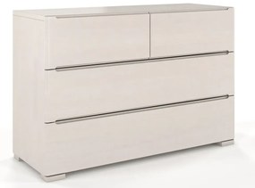 Komoda drewniana 4 szuflady Inca 3S - Biała mat