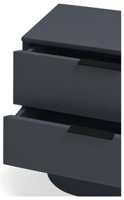 Antracytowa szafka nocna Totem – Teulat