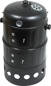 Cattara Gril - wędzarnia na węgiel drzewny Pisa 3w1, 40 x 80 x 40 cm