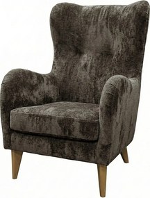 Elegancki fotel Roland z profilowanym siedziskiem i oparciem